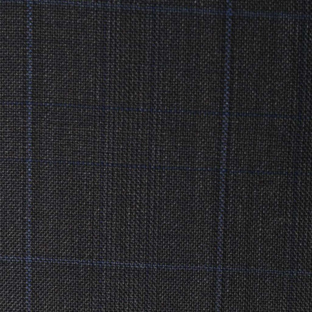D598/2 Vercelli CX - Vải Suit 95% Wool - Xanh Dương Caro